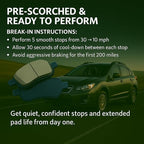 Premium Ceramic Front Brake Pads Compatible - Image 8