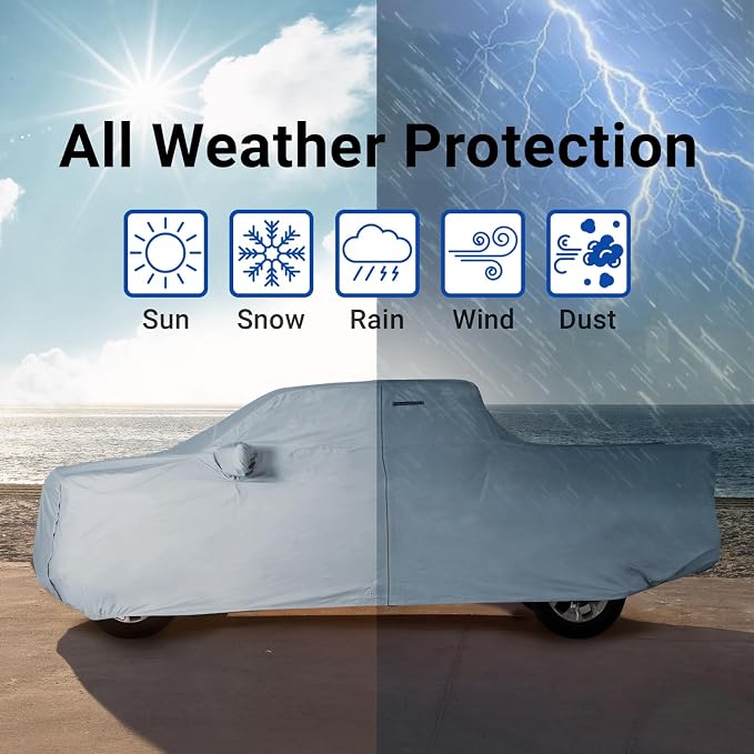 iCarCover Fits 2022-2024 Tundra CrewMax 6.5 ft Regular Bed Toyota Truck Cover - Image 9