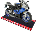 Motorcycle Mat 78 x 31 Inch Garage Floor Rug Washable Parking Mats by Drydiet