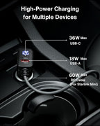 Car Charger Cable for Starlink Mini 10FT - Image 2
