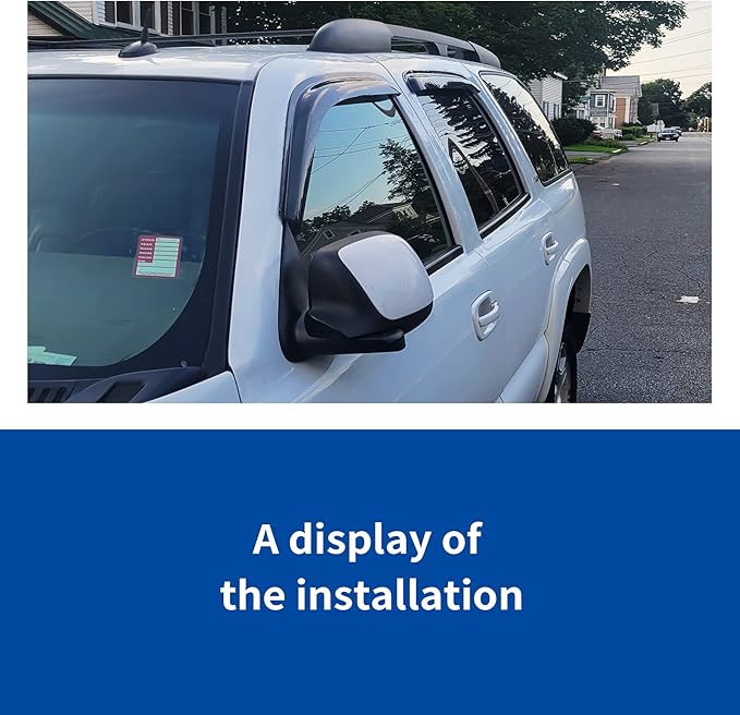 Smoke Sun/Rain Guards Window Visor Compatible - Image 5