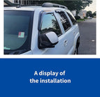Smoke Sun/Rain Guards Window Visor Compatible - Image 5