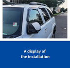 Smoke Sun/Rain Guards Window Visors Compatible - Image 7