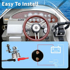 200A High Current Master Battery Disconnect Switch, 12-48V Battery Power Cut - Image 4