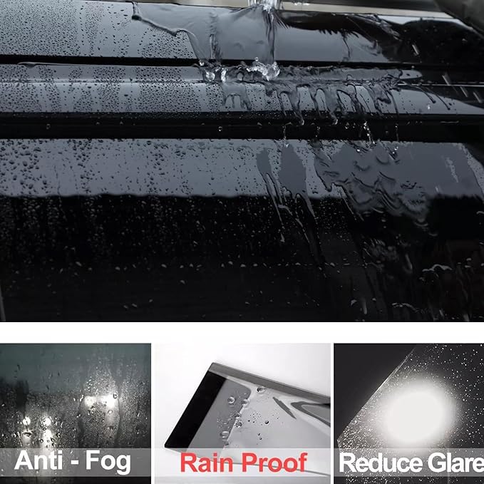 in-Channel Window Visor Deflector Compatible - Image 6