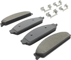 Premium Semi-Metallic Front Brake Pads Compatible - Image 2