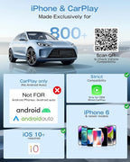 Wireless CarPlay Adapter for iPhone, 3X Faster Auto-Connect, No Lag, Plug & Play - Image 8