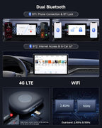 Wireless CarPlay Adapter Android 13 AI Box, Upgraded CB6C Video Streaming Plug - Image 3