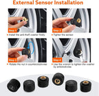 RV TPMS Tire Pressure Monitoring System, TS200 Solar Wireless TPMS - Image 7