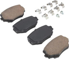 Premium Semi-Metallic Front Brake Pads Compatible - Image 2