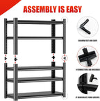 Heavy Duty Shelving – Metal 5 Shelf Storage Unit - Image 5