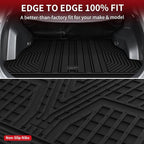 LASFIT Trunk Mats Fit for 2019-2025 Toyota RAV4 Hybrid and Gasoline, All - Image 3