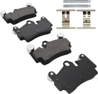 Premium Semi-Metallic Rear Brake Pads Compatible - Image 2