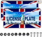 License Plate Frames Multicolor Automotive Exterior Accessories British Flag by Unknown
