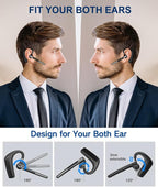 Bluetooth Headset V5.4, Wireless Bluetooth Earpiece - Image 4