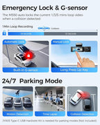 AZDOME M550 3 Channel Dash Cam, 4K+2.5K Dual Dash Camera - Image 7