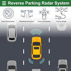 Motoforti Universal Car Auto Vehicle Reverse Backup Radar System Reverse - Image 2
