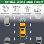 Motoforti Universal Car Auto Vehicle Reverse Backup Radar System Reverse - Image 2