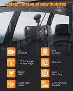 Dash Cam Front and Rear, 8K/2.5K UHD Dash Camera - Image 6