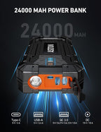 AstroAI S8 Ultra 4000A Jump Starter, 24000mAh Car Starter, 12V Auto Battery - Image 3