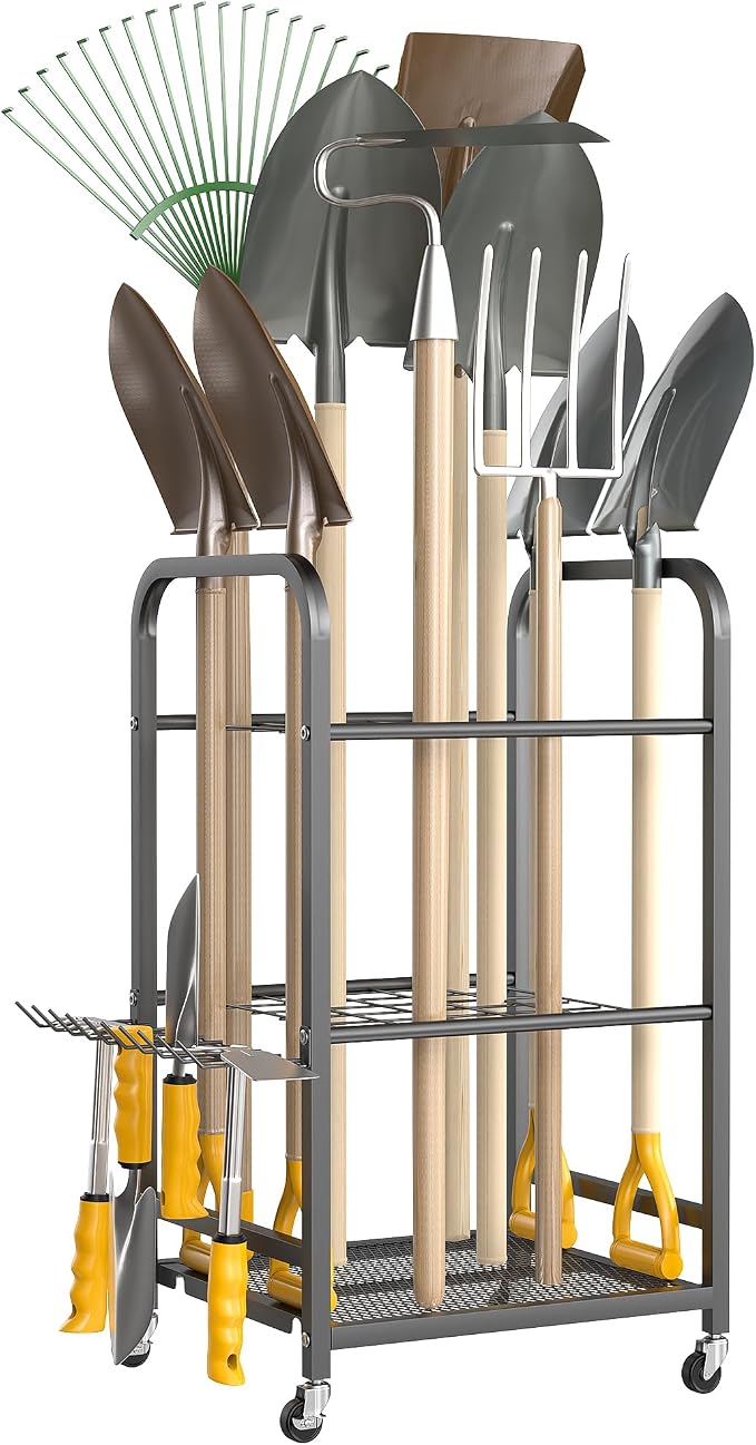 Ultrawall Garden Tool Organizer Stand, Yard Tool Storage Rack by UltrawallGarageTools