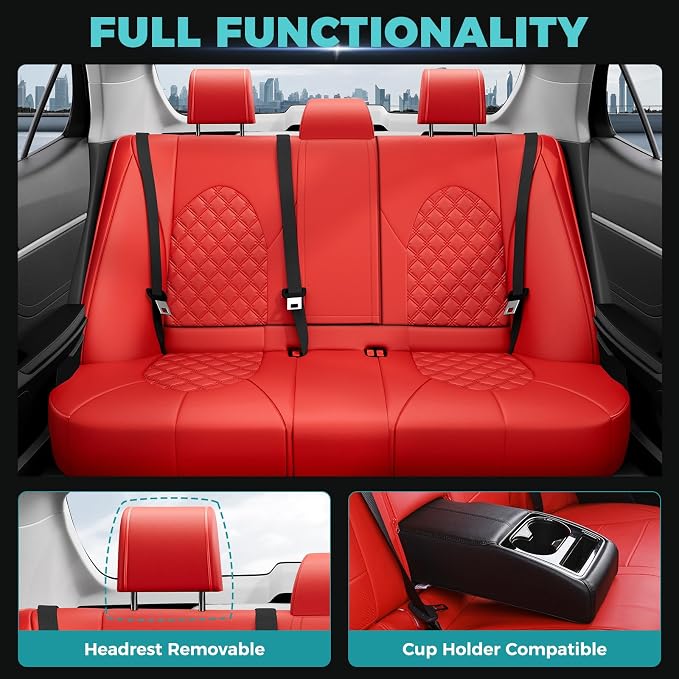 for Toyota Camry Seat Covers Hybrid XLE XSE 2018 2019 2020 2021 2022 2023 2024 - Image 5