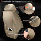 2 Front Seat Covers Fit for Toyota Camry 2012-2023 2024 2025: Car Seat Covers - Image 2