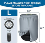 Durable 600D Tire Storage Bag, Large Tyre Dust Protective Cover - Image 7