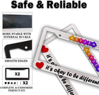 Automotive Exterior Accessories Multicolor License Plate Frames Autism It’s - Image 4