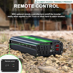 3000W Power Inverter, Peak Power 6000W 12V DC to AC 110V120V, Remote Control - Image 3