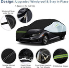 Universal Sedan Car Cover Fit for Toyota Corolla, Honda Civic, Nissan Sentra - Image 3