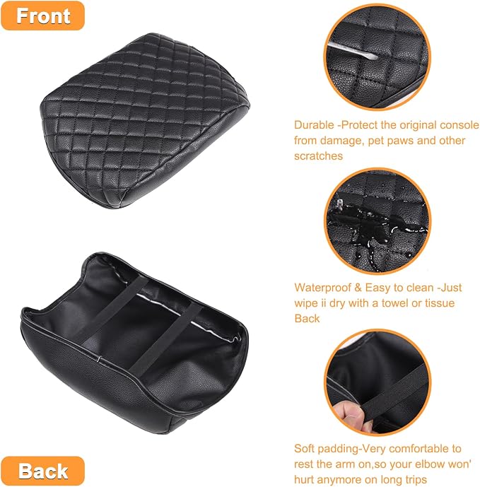 Car Armrest Box Cover Protector Compatible - Image 4