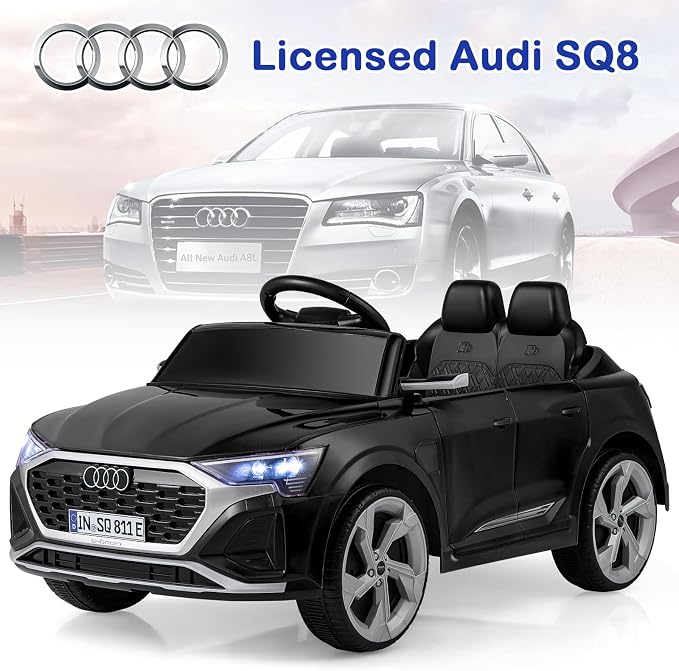 Licensed Audi SQ8 Ride on Car by OLAKIDS, 12V Kids Electric Vehicle - Image 3