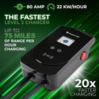 PRIMECOM 80 Amp 22KW 220Volt Level-2 18ft to 50ft Cord Lengths 20X Fast Smart - Image 2