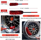 Professional 4 Pack Long Handle Wheel Brush Kit - Image 5