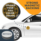 Magnet Me Up Customizable 30 Mil Round Magnet- 6”, 100 PK Weatherproof Car - Image 7