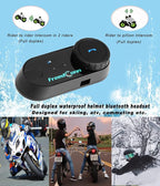 FreedConn Motorcycle Bluetooth Headset, TCOM VB 2-Way 800M Helmet Communication - Image 4