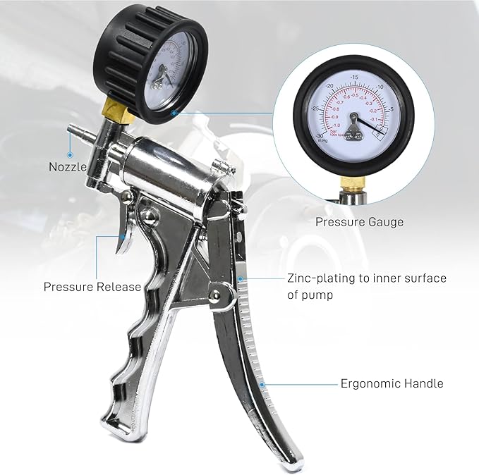 Hand Vacuum Pump Brake Bleeder Kit - Image 3