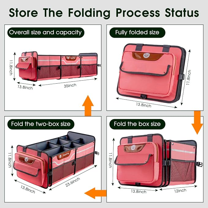 Trunk Organizer, Heavy-Duty Storage - Image 6