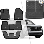 2025 Pilot Floor Mats & Cargo Liner & Backrest Mat Fit by TTXLIGHTING%C2%AE
