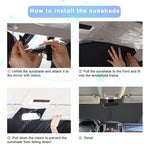 SXCY Sunshade for 2019-2024 Ram 1500 Windshield Sunshade - Image 6