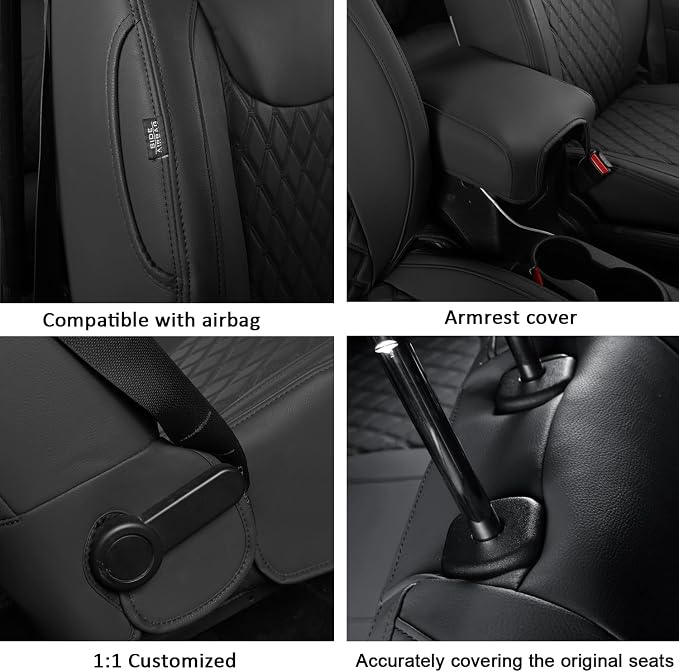 GIANT PANDA Customized Front Car Seat Covers - Image 4