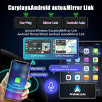 Kunfine Tesla Style Car CarPlay Android Auto Navigation Stereo GPS Radio - Image 2