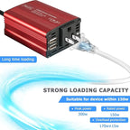 FOVAL 150W Car Power Inverter 12V DC to 110V AC Converter Vehicle Adapter Plug - Image 5