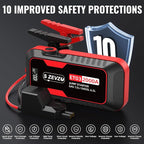 S ZEVZO ET03 Car Jump Starter 2000A Jump Starter Battery Pack - Image 5