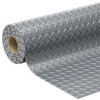 7.8 x 22 FT Garage Floor Mat, 2.8mm Thickness Diamond Plate Vinyl Garage by Geemax