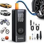 Tire Inflator Portable Air Compressor, 180PSI & 3X Faster Air Pump by KUXISA