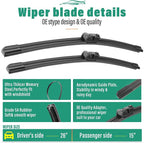 26" 15" 12" Windshield Wiper Blades Replacement - Image 3