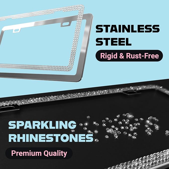 Dazzling Bling License Plate Frames - Image 4