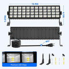 4 Pack LED Shop Lights, 100W 11000LM Plug in Garage Light - Image 3